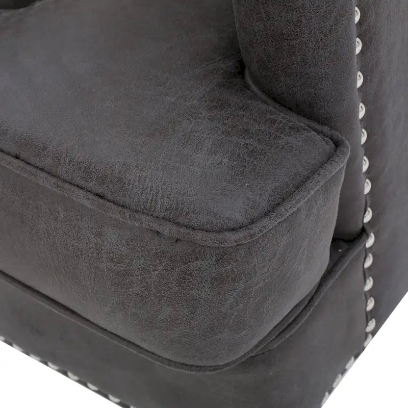 Fauteuil Club Capitonnage Boutonné et Clouté