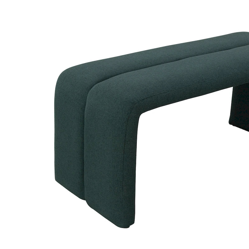 Bancs et poufs modernes rembourrés — Comprend quatre bancs