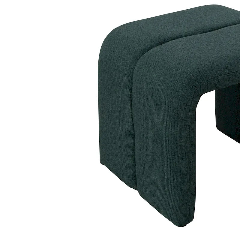 Bancs et poufs modernes rembourrés — Comprend quatre bancs