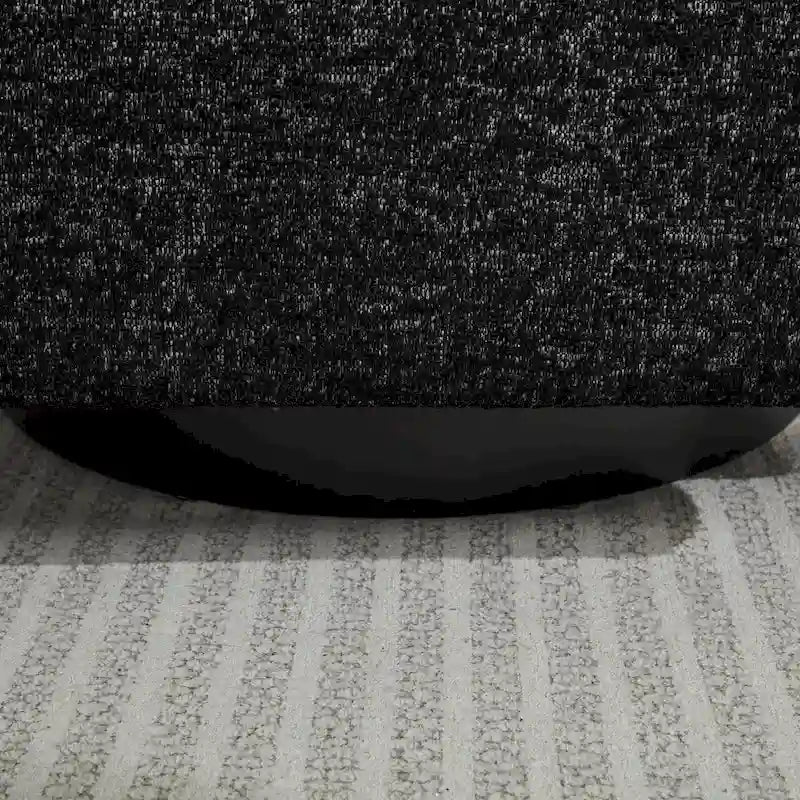 Fauteuil pivotant d'appoint en chenille