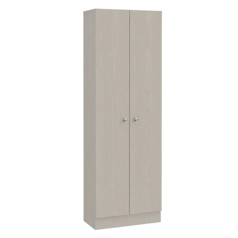71-Inch Light Gray Wooden Pantry Cabinet / Storage Cabinet — 23.6" × 70.8" × 11.8"