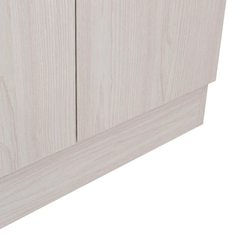 71-Inch Light Gray Wooden Pantry Cabinet / Storage Cabinet — 23.6" × 70.8" × 11.8"