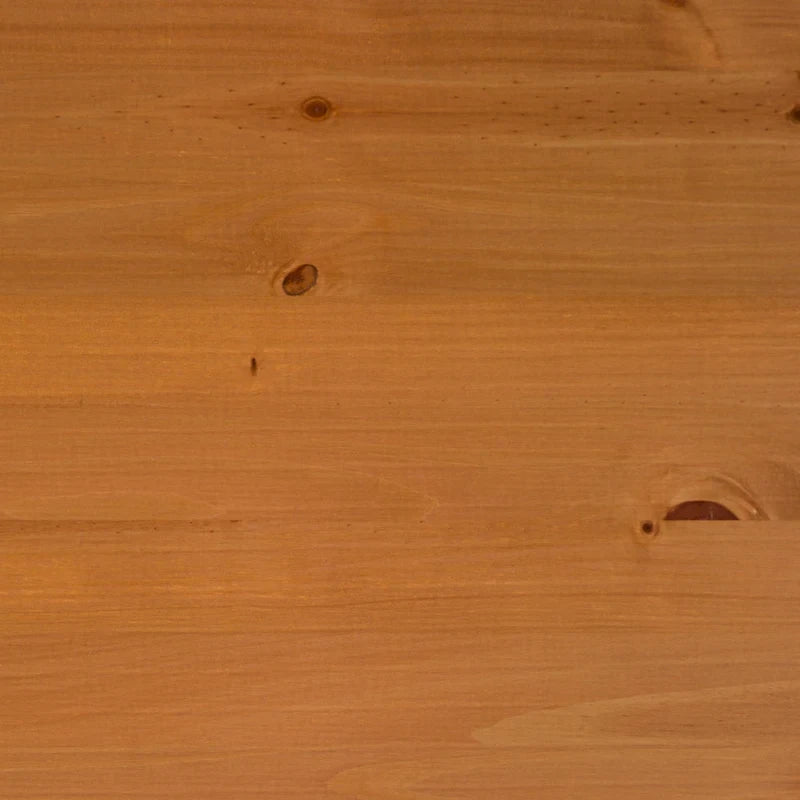 Mid-Century Modern Solid Wood Storage Platform Bed