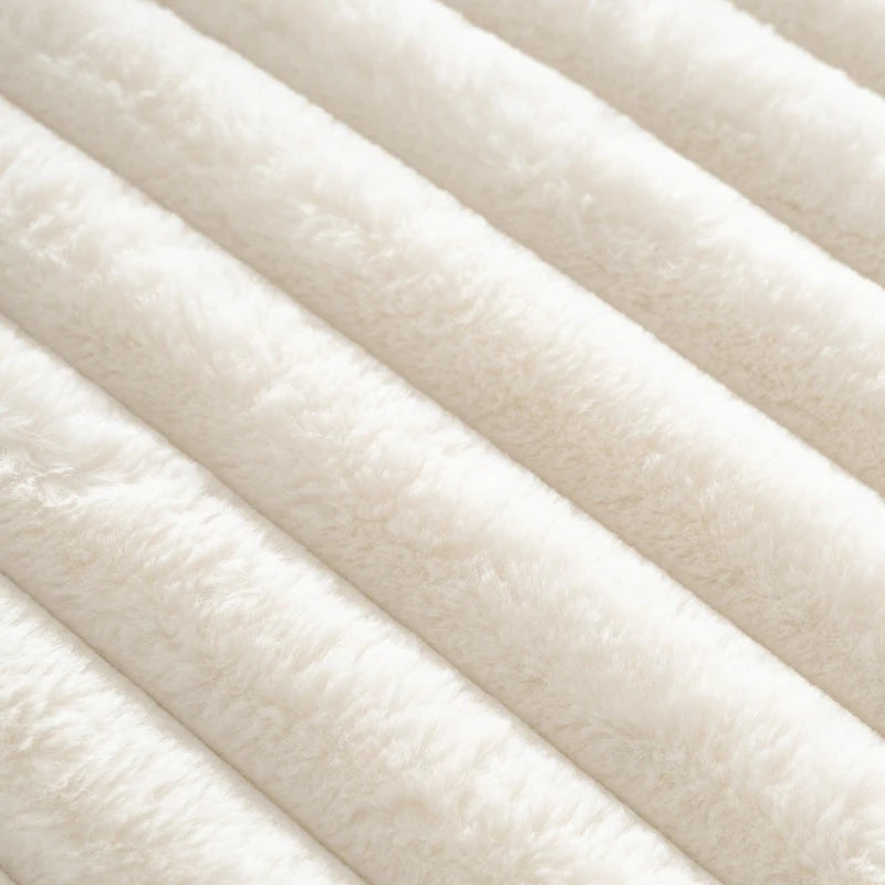 Faux Fur "Cloud" Series 3-Seater L-Shaped Sofa