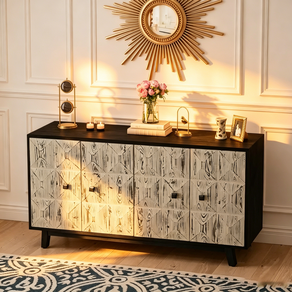 59.84 Buffet vintage 4 portes