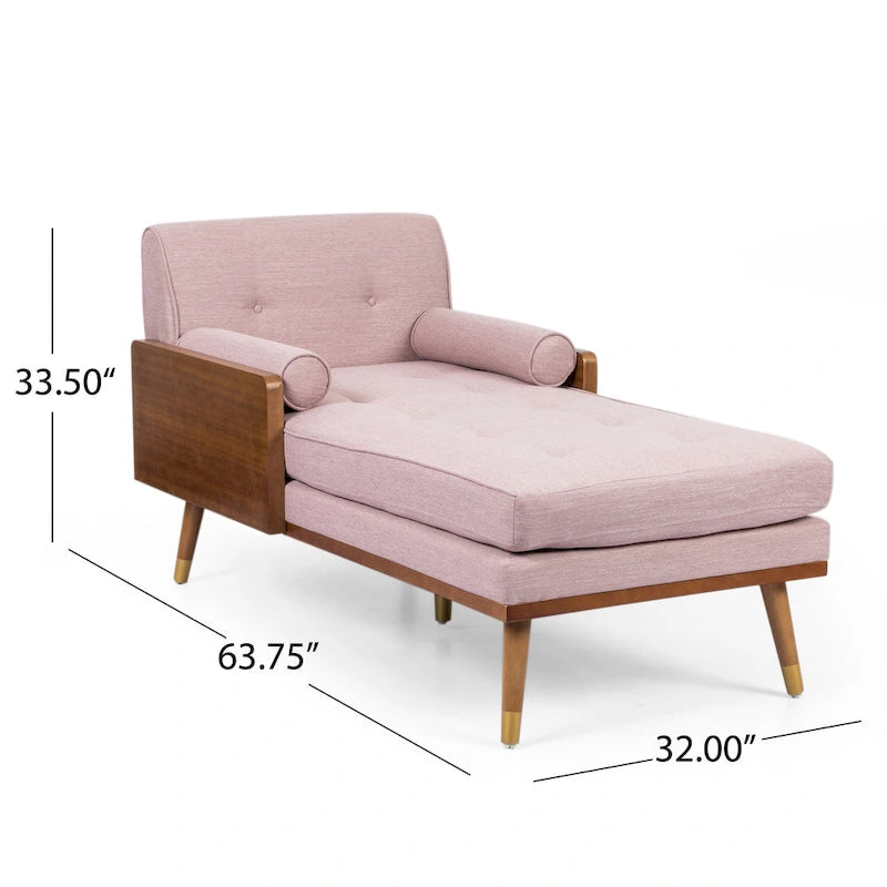 Chaise longue moderne du milieu du siècle