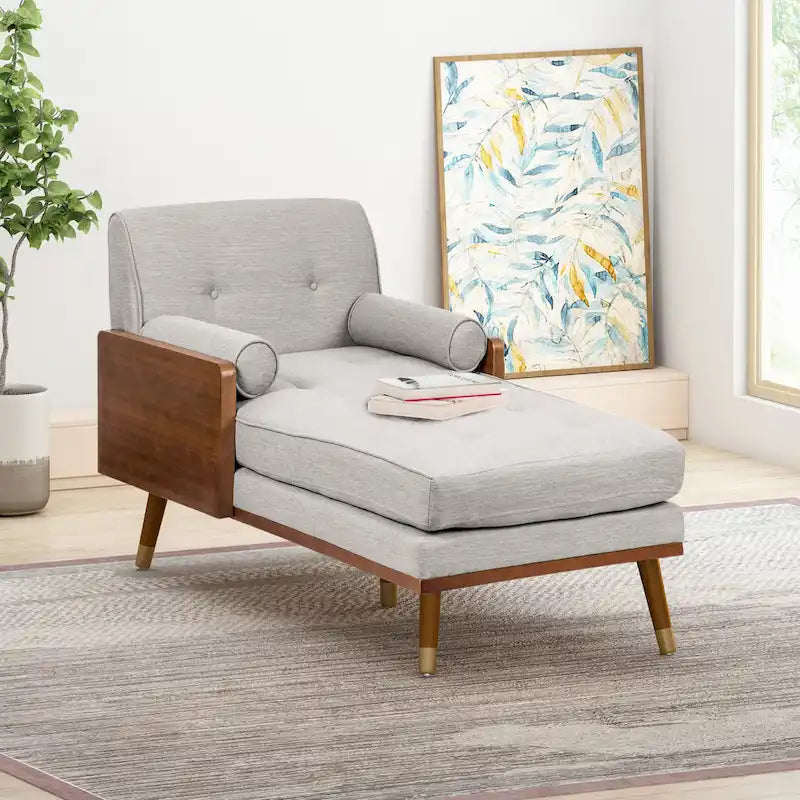 Chaise longue moderne du milieu du siècle