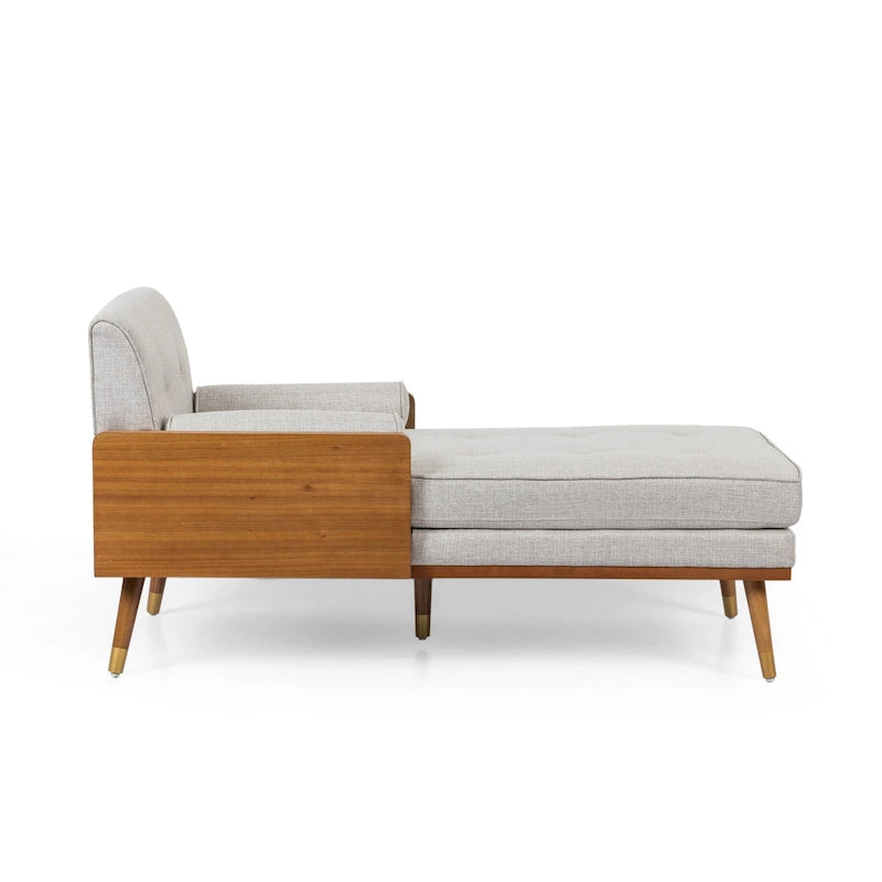 Chaise longue moderne du milieu du siècle