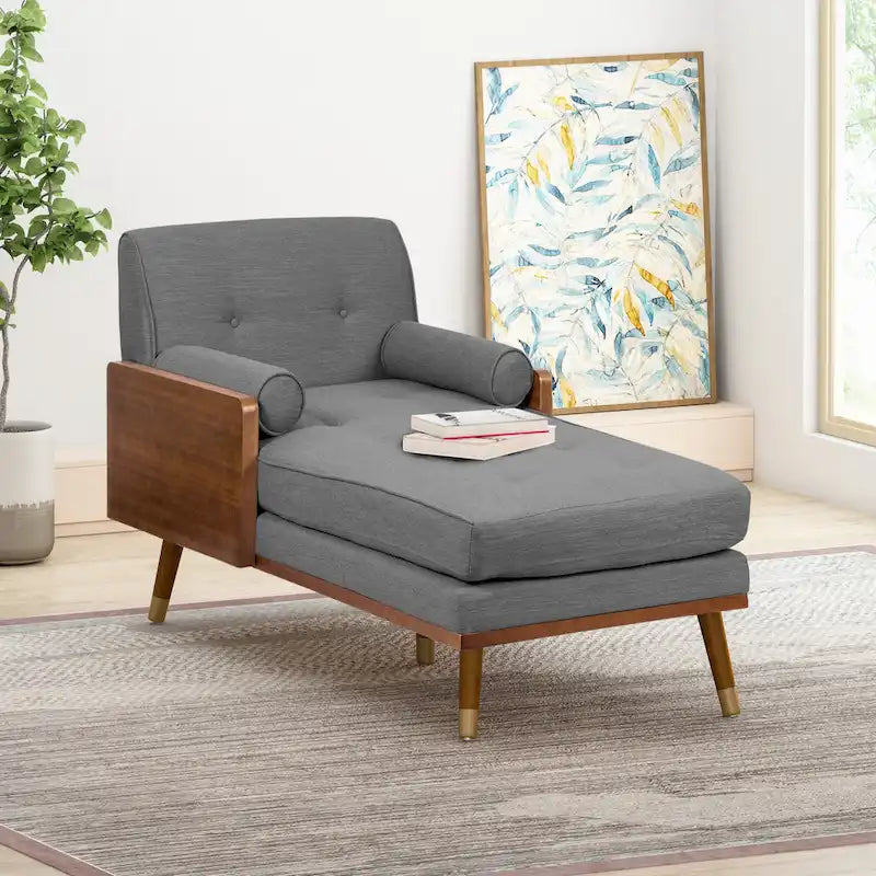 Chaise longue moderne du milieu du siècle
