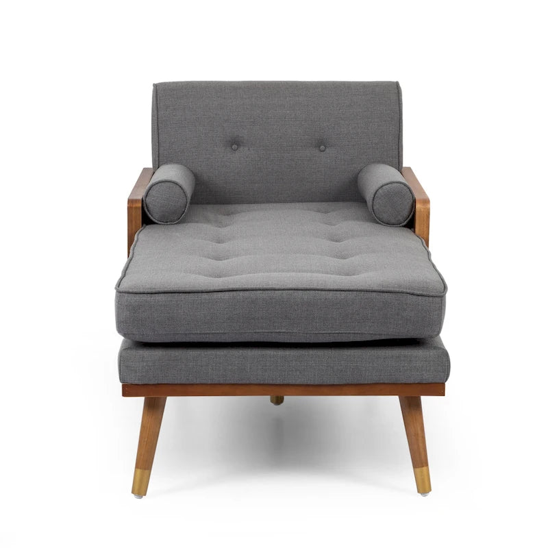 Chaise longue moderne du milieu du siècle