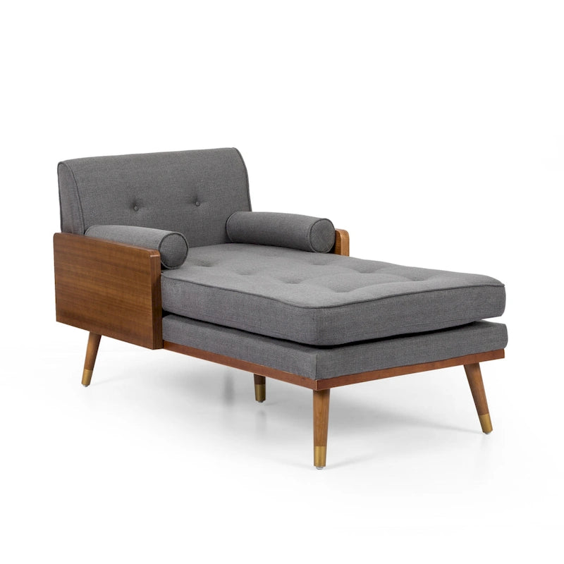 Chaise longue moderne du milieu du siècle