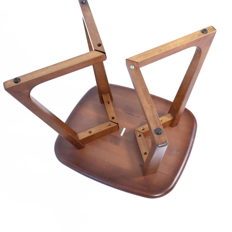 Nordic-Style Rectangular Solid Wood Side Table