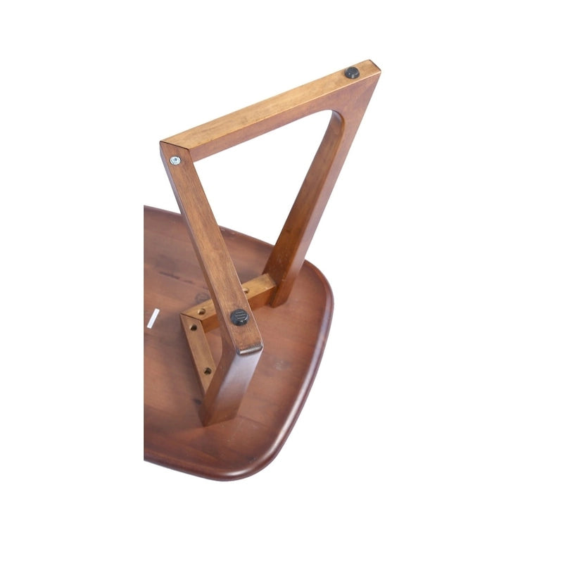 Nordic-Style Rectangular Solid Wood Side Table