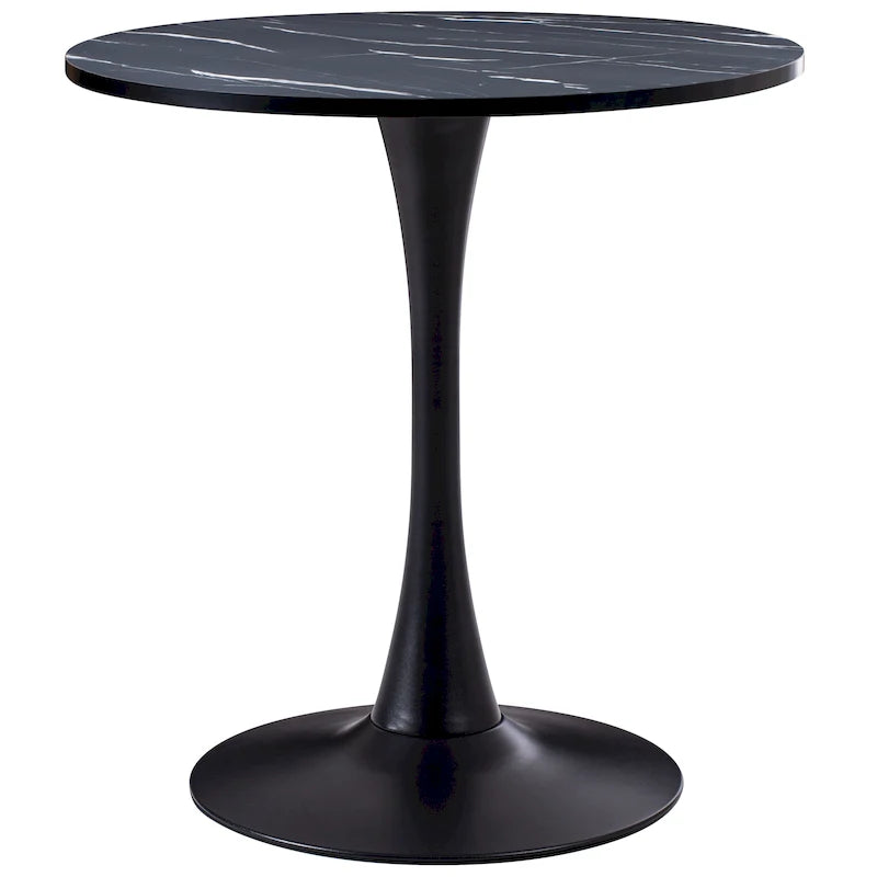 28-Inch Round Small Dining Table (with Pedestal Base)