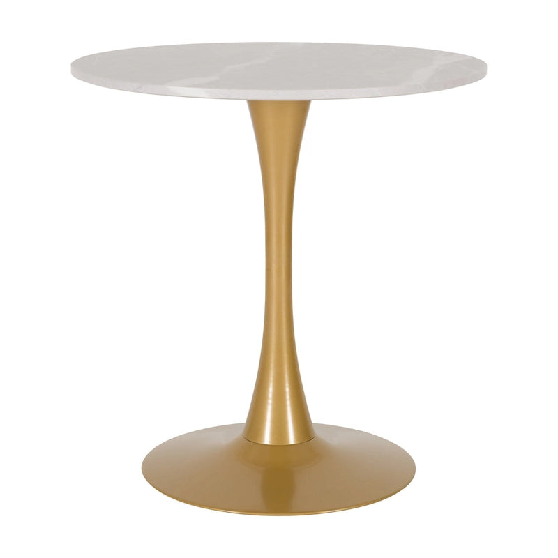 28-Inch Round Small Dining Table (with Pedestal Base)