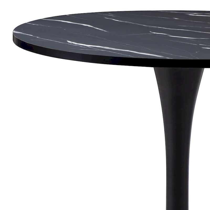 28-Inch Round Small Dining Table (with Pedestal Base)