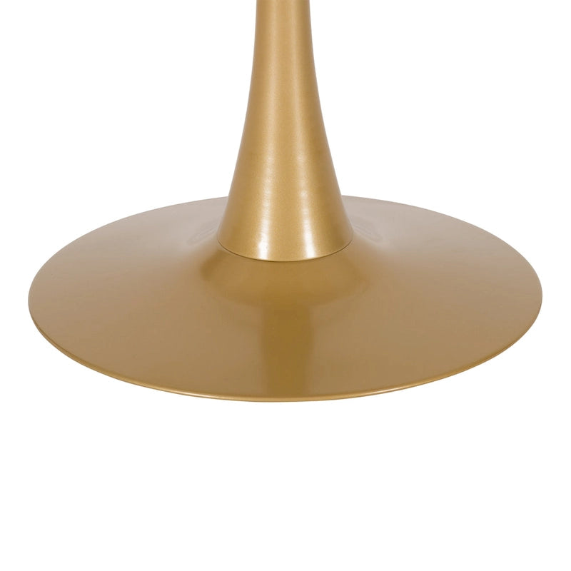 28-Inch Round Small Dining Table (with Pedestal Base)