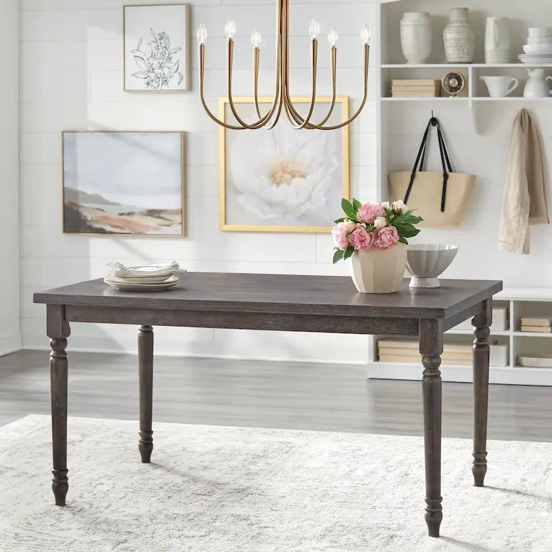 Table de salle à manger — 74 cm H x 152 cm L x 91 cm P
