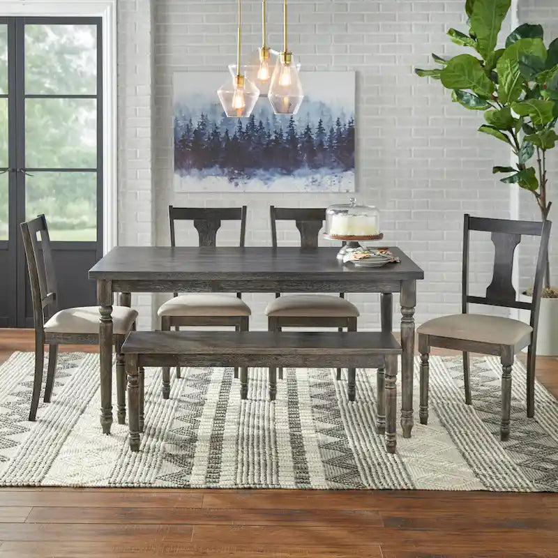 Table de salle à manger — 74 cm H x 152 cm L x 91 cm P