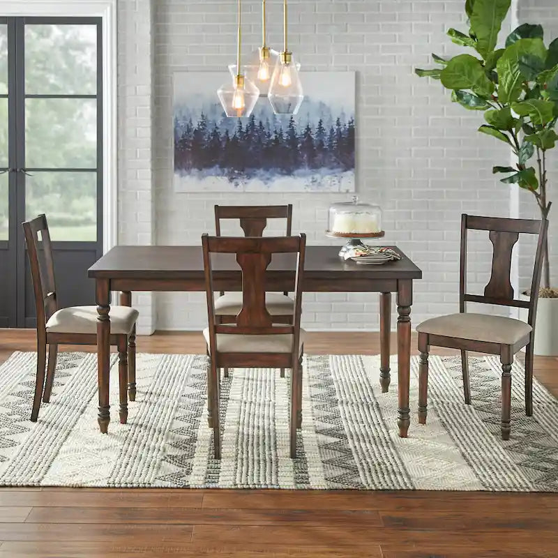 Table de salle à manger — 74 cm H x 152 cm L x 91 cm P