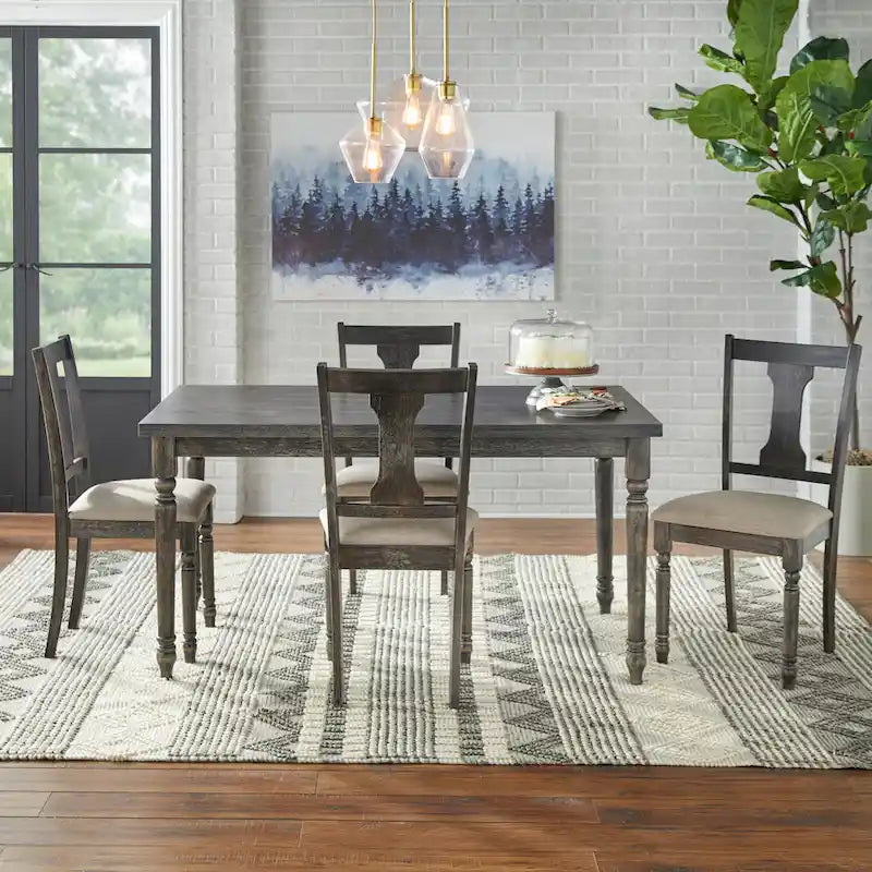 Table de salle à manger — 74 cm H x 152 cm L x 91 cm P