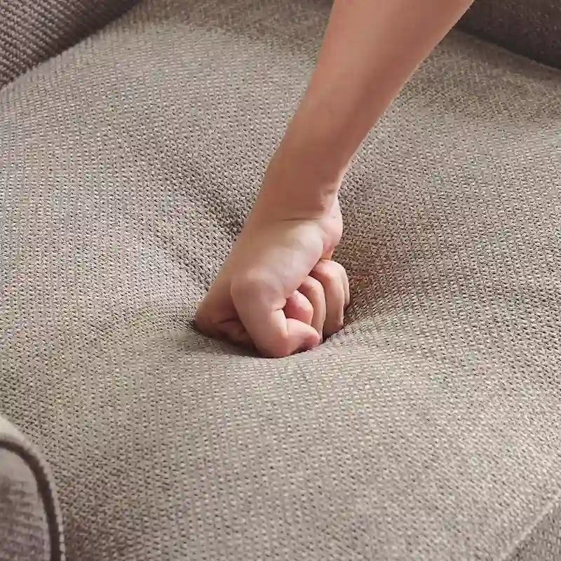 Ensemble fauteuil en tissu et canapé deux places