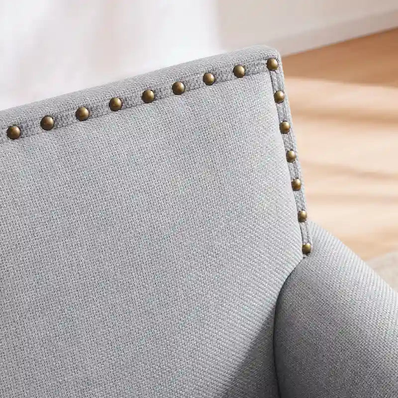 Ensemble fauteuil en tissu et canapé deux places