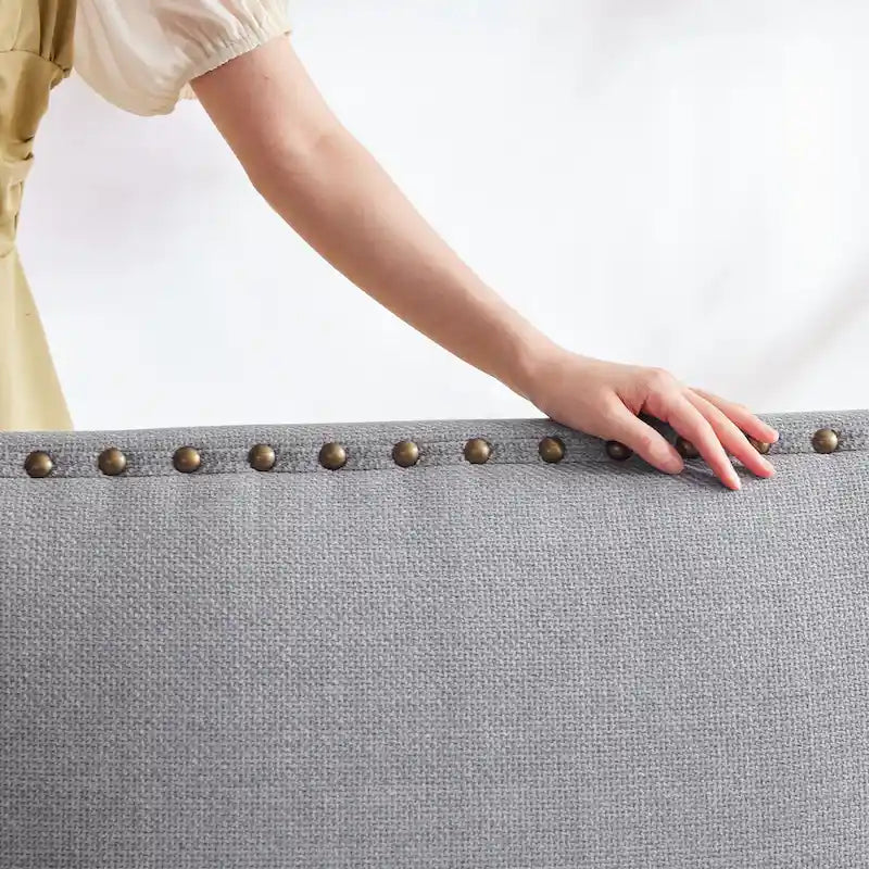 Ensemble fauteuil en tissu et canapé deux places