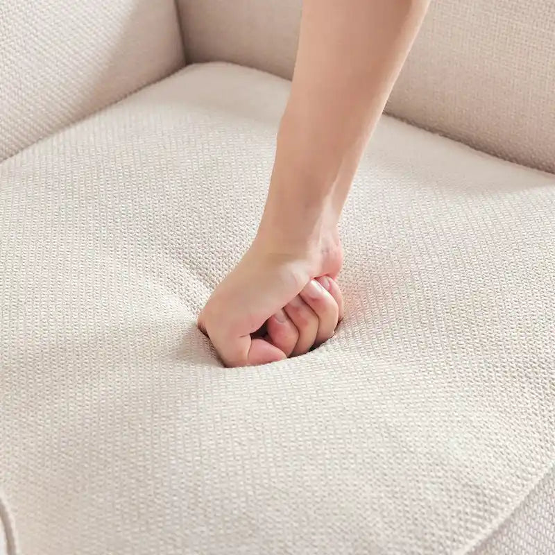 Ensemble fauteuil en tissu et canapé deux places