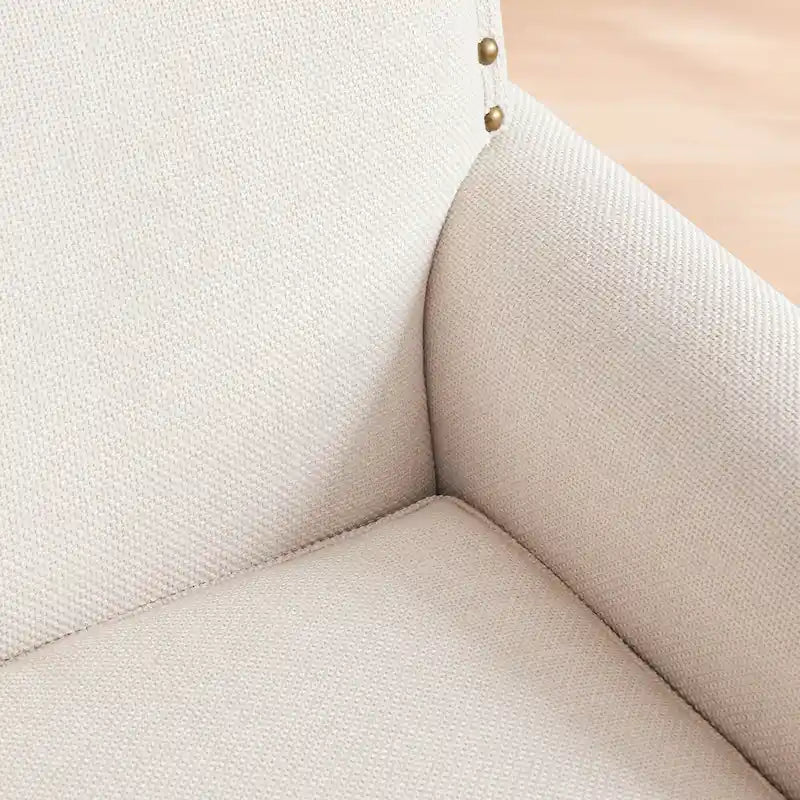 Ensemble fauteuil en tissu et canapé deux places