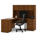Bureau d'angle avec poste de travail et 6 tiroirs