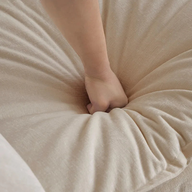 Ensemble canapé deux pièces en chenille
