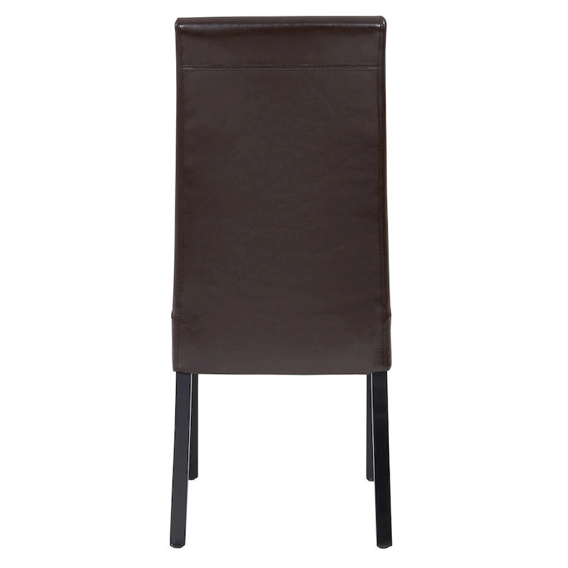 Valencia Leather Dining Side Chair, (Set of 2)