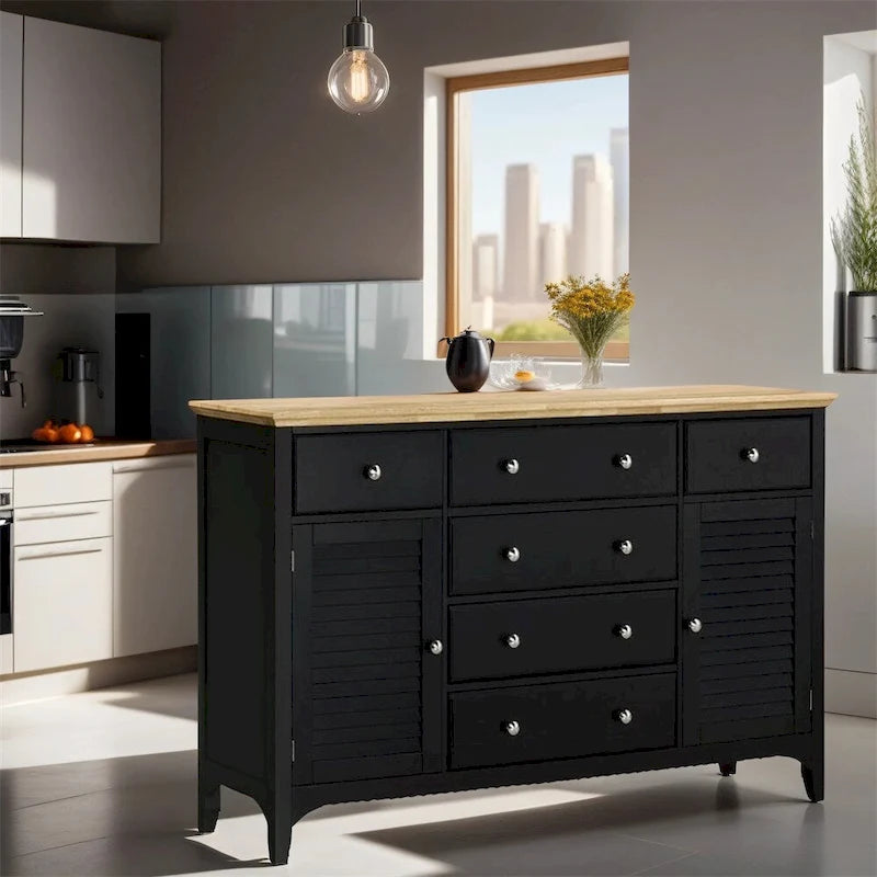 Storage Cabinets with Adjustable Shelves and Magnetic Cabinet Doors