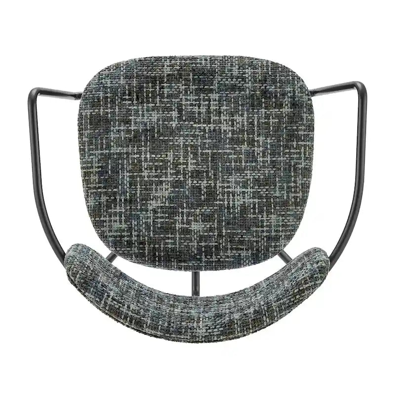 Chaises de salle à manger en tissu (avec accoudoirs, lot de 2)