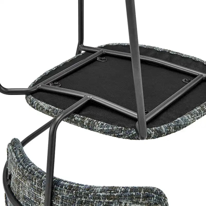 Chaises de salle à manger en tissu (avec accoudoirs, lot de 2)