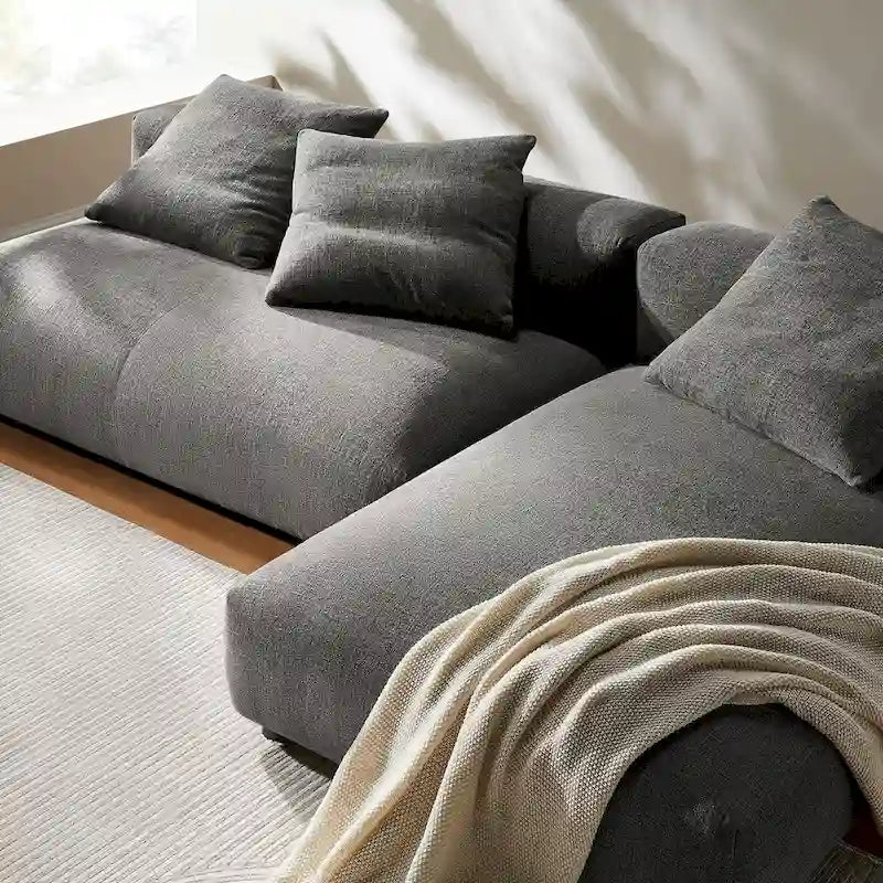 Modular Fabric Sofa (with Chaise Lounge)