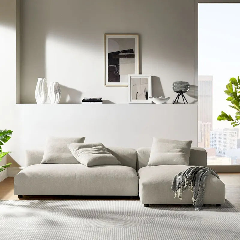 Modular Fabric Sofa (with Chaise Lounge)