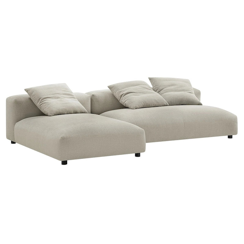 Modular Fabric Sofa (with Chaise Lounge)