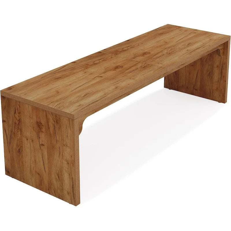 Brown Wood 13FT Rectangular Conference Table